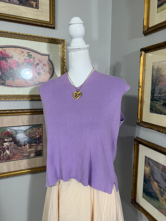Lavender Sweater Vest