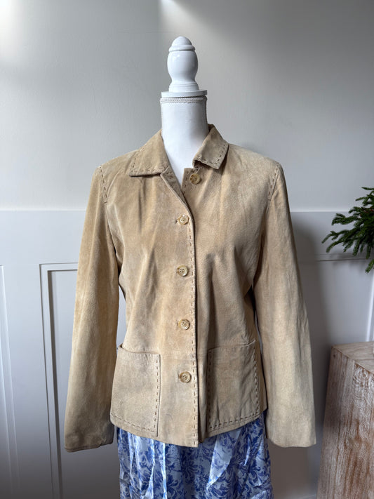 Beige Suede Jacket