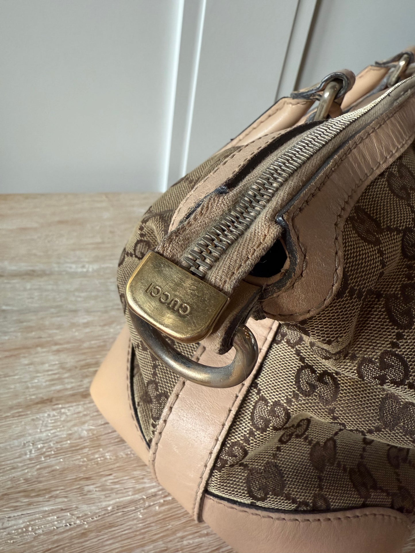 Gucci Brown Sherry Satchel