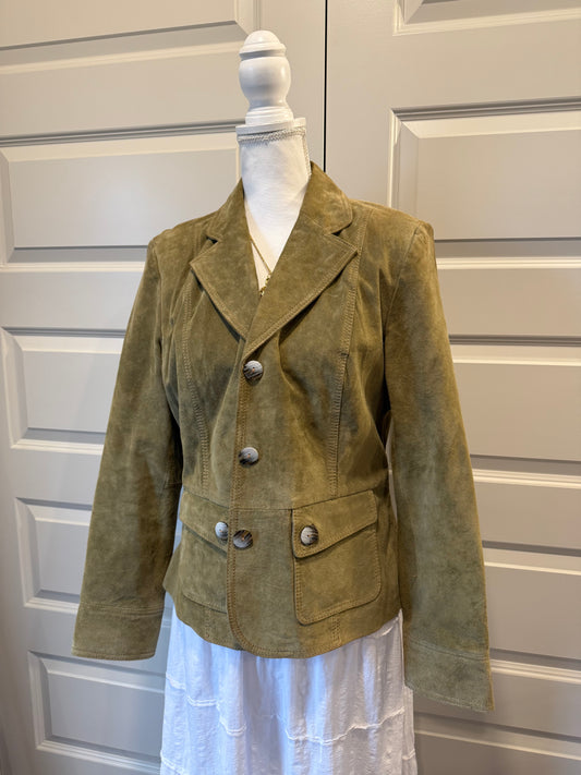 Green Suede Jacket