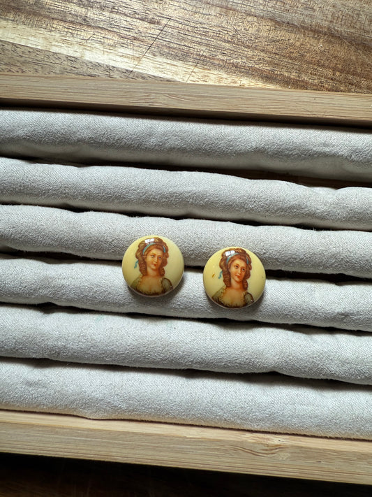 Portrait Earring Studs