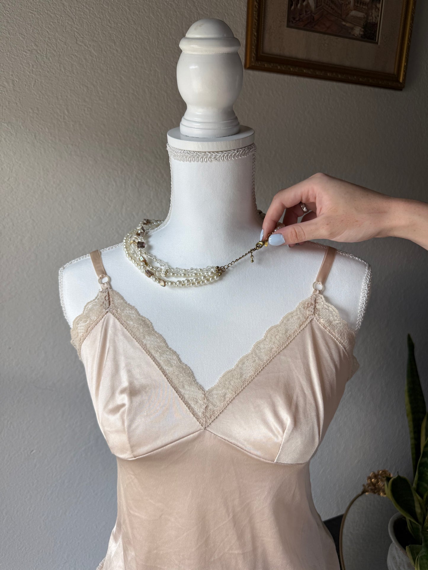 Beaded Pearl Necklace