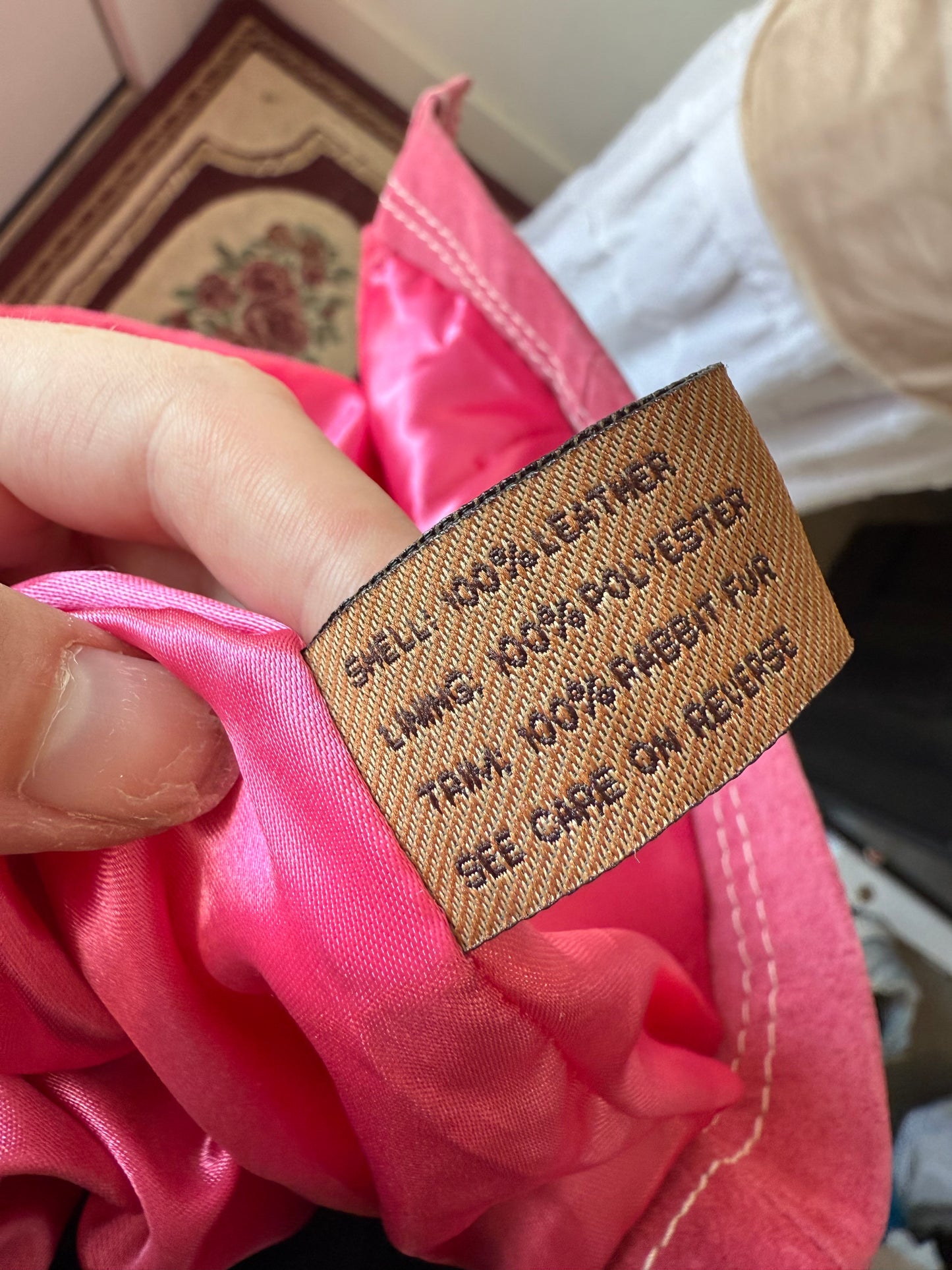 Pink Suede Trench Coat