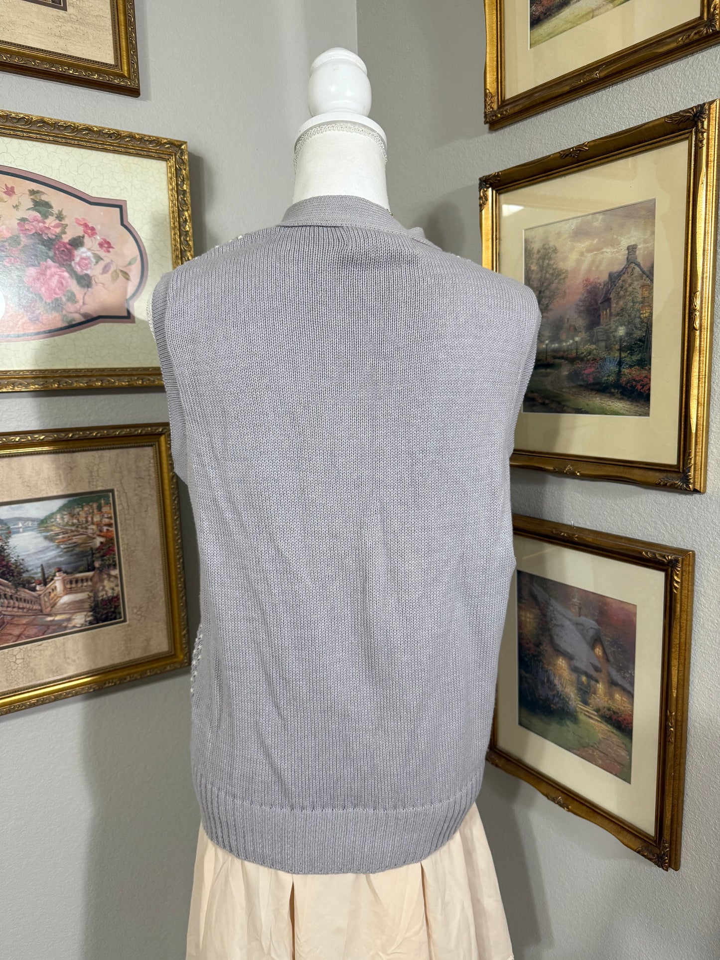 Gray Jantzen Sweater Vest