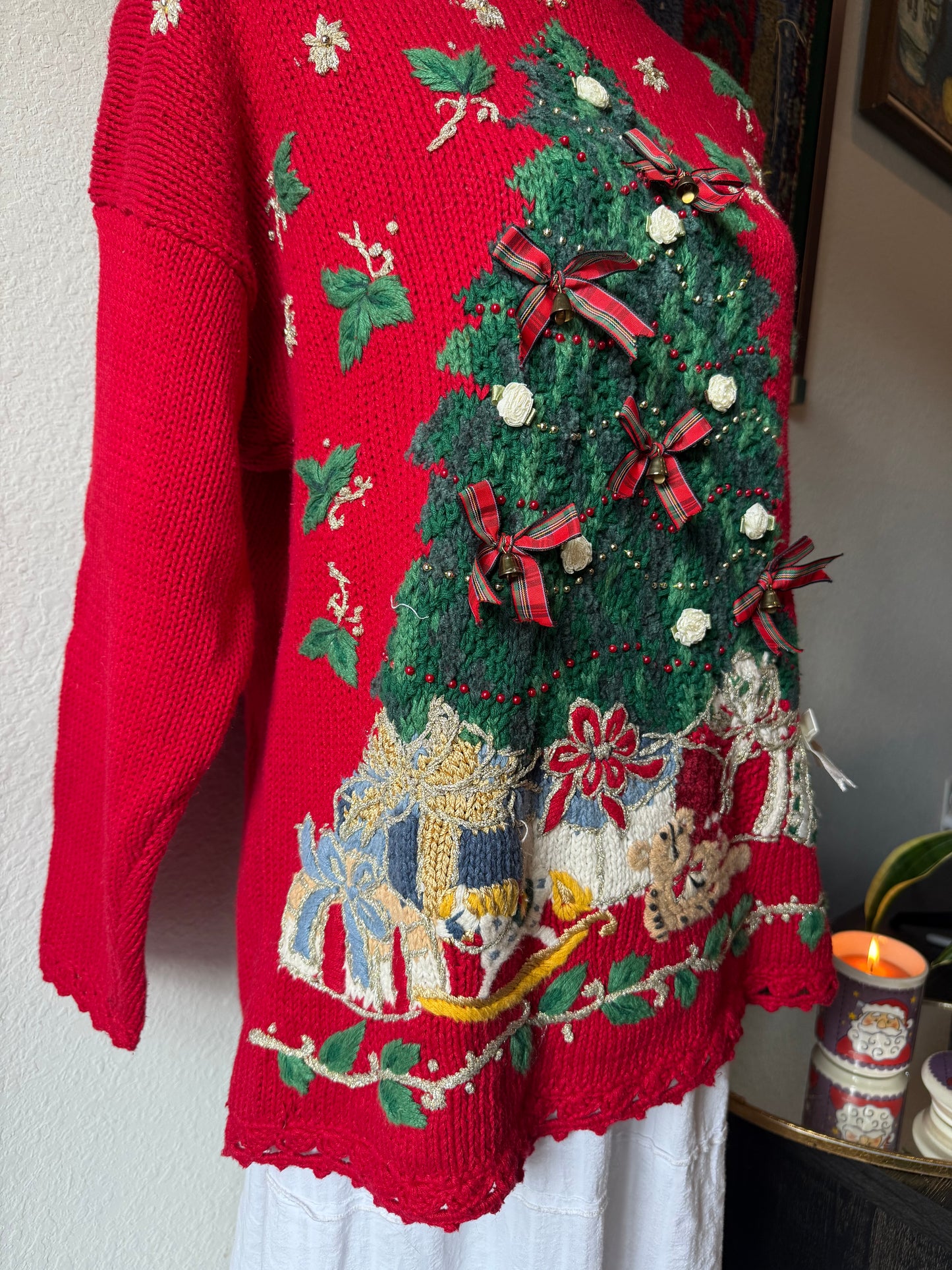Tiara Christmas Tree Sweater