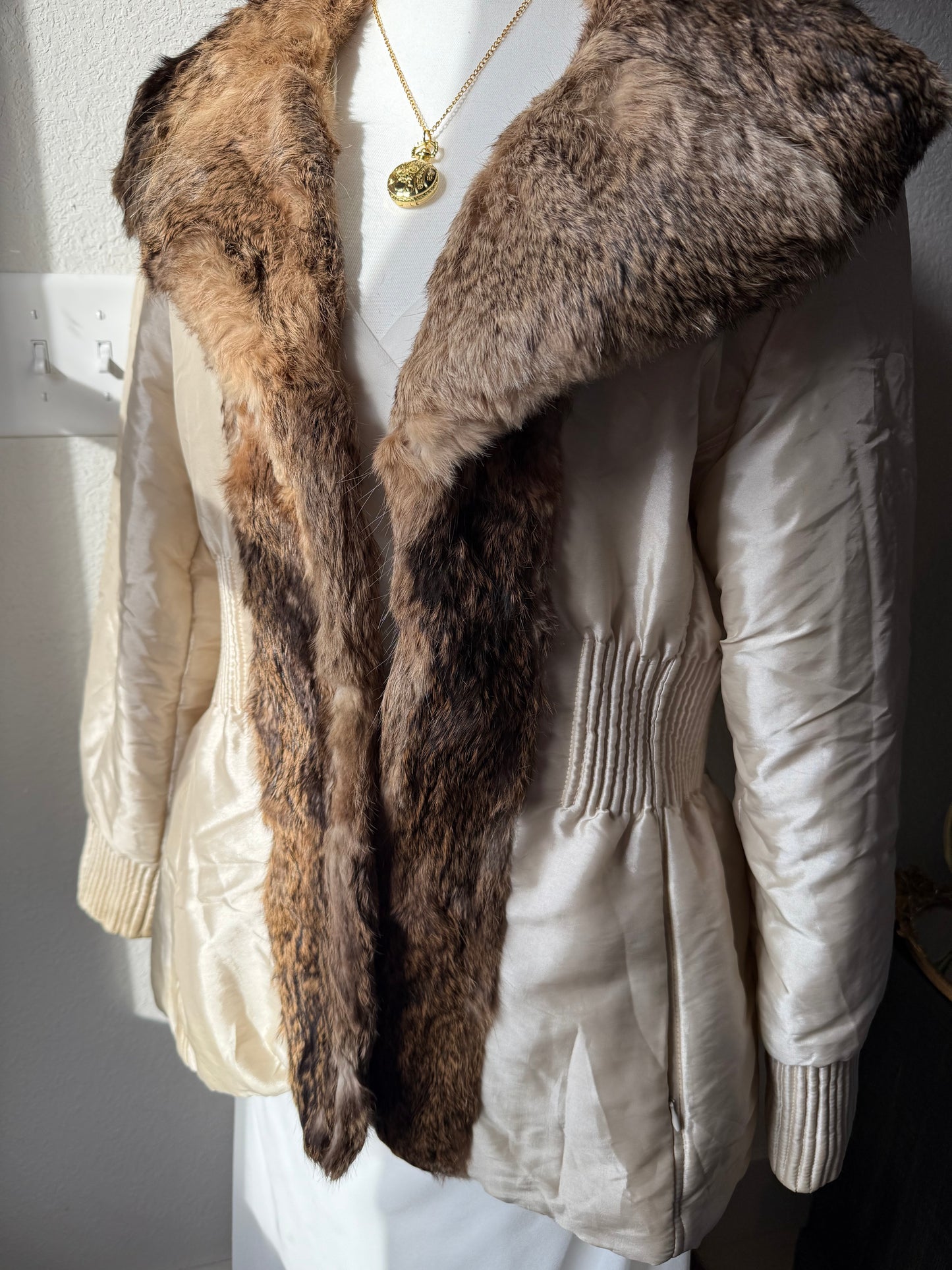 Genuine Fur Puffer Coat