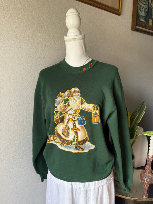 Green Christmas Crewneck