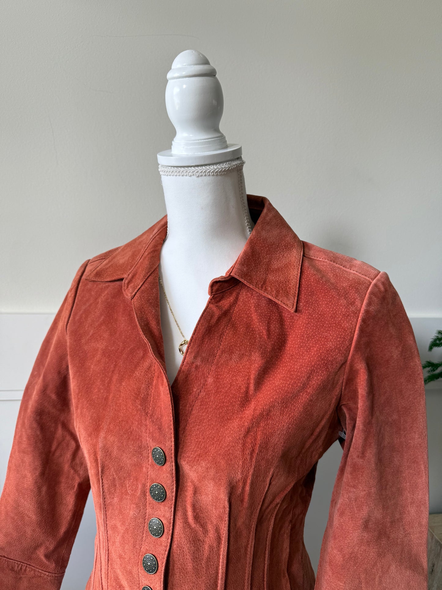 Orange Suede Jacket