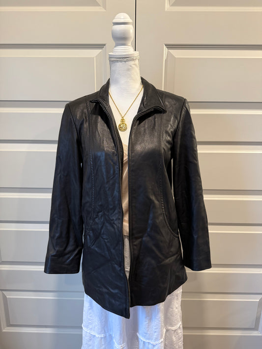 Black Worthington Leather Jacket