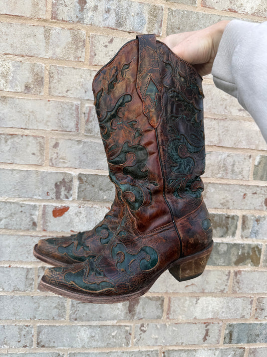 Corral Teal Underlay