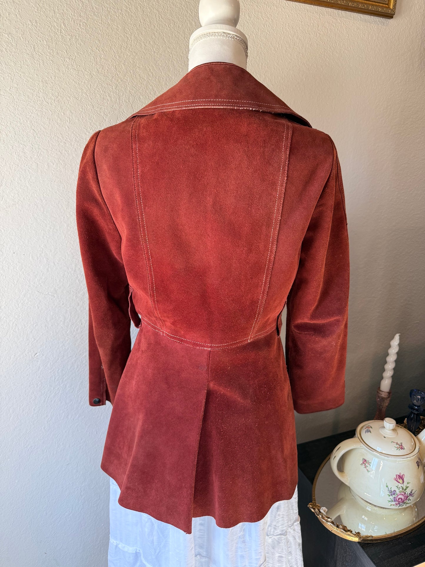 Rust Suede Jacket