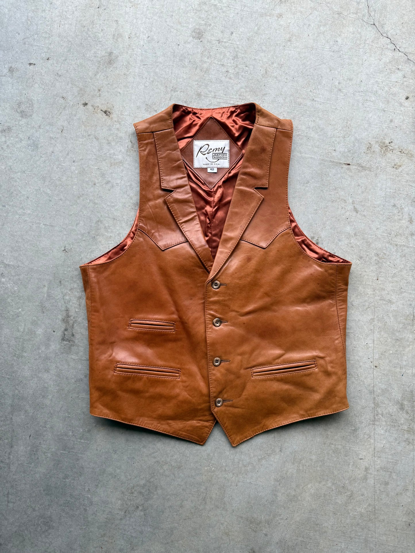 1970’s Leather Vest