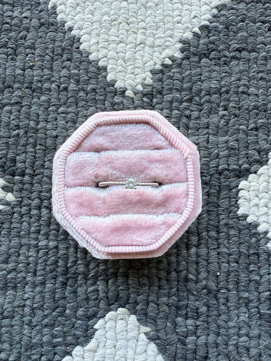 Sterling Small Stone Ring (5.5)