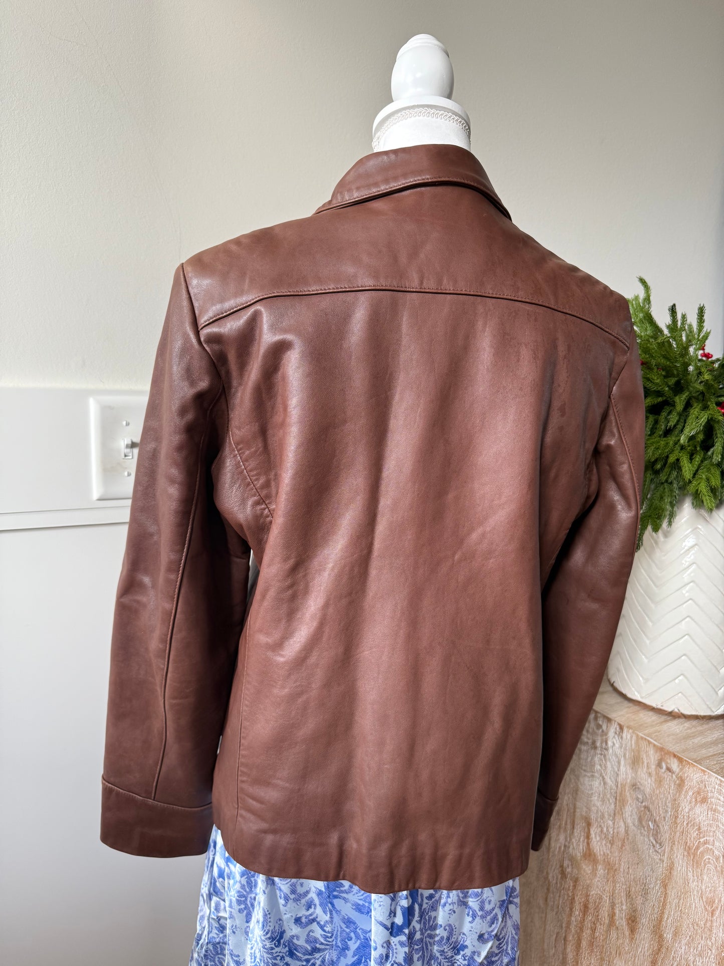 Marvin Richards Brown Leather Jacket