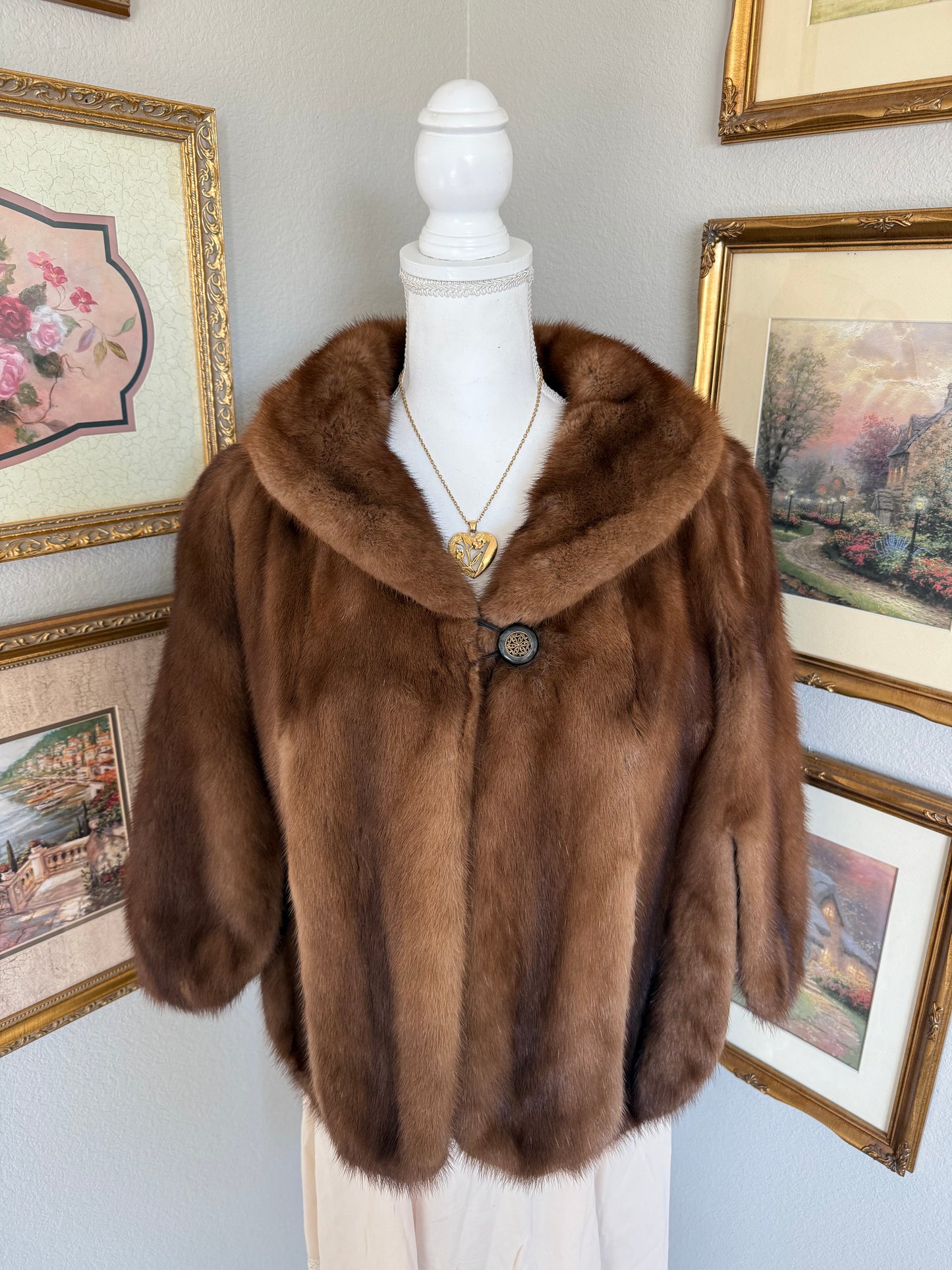 Mink Fur Shawl