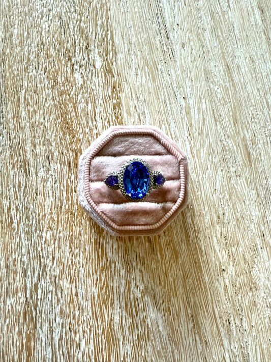 Steel Blue & Purple Ring (7)