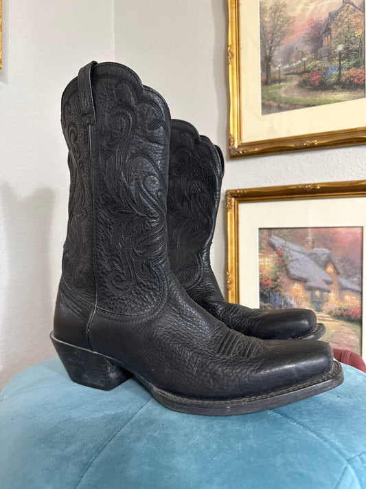 Ariat Black Western Heritage Cowboy Boots