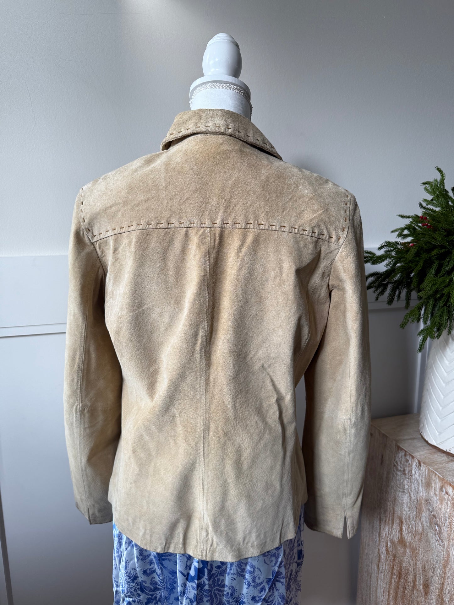 Beige Suede Jacket