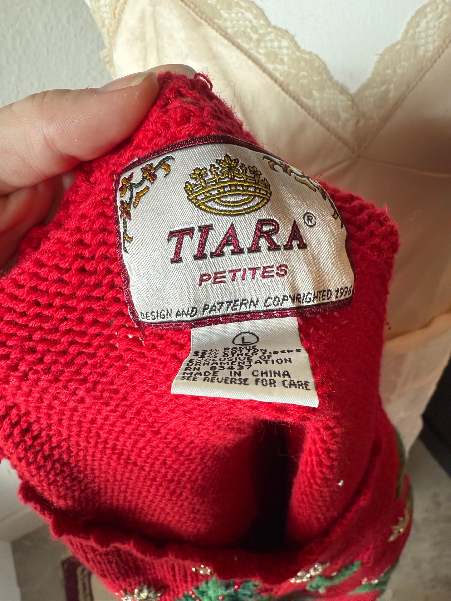 Tiara Christmas Tree Sweater