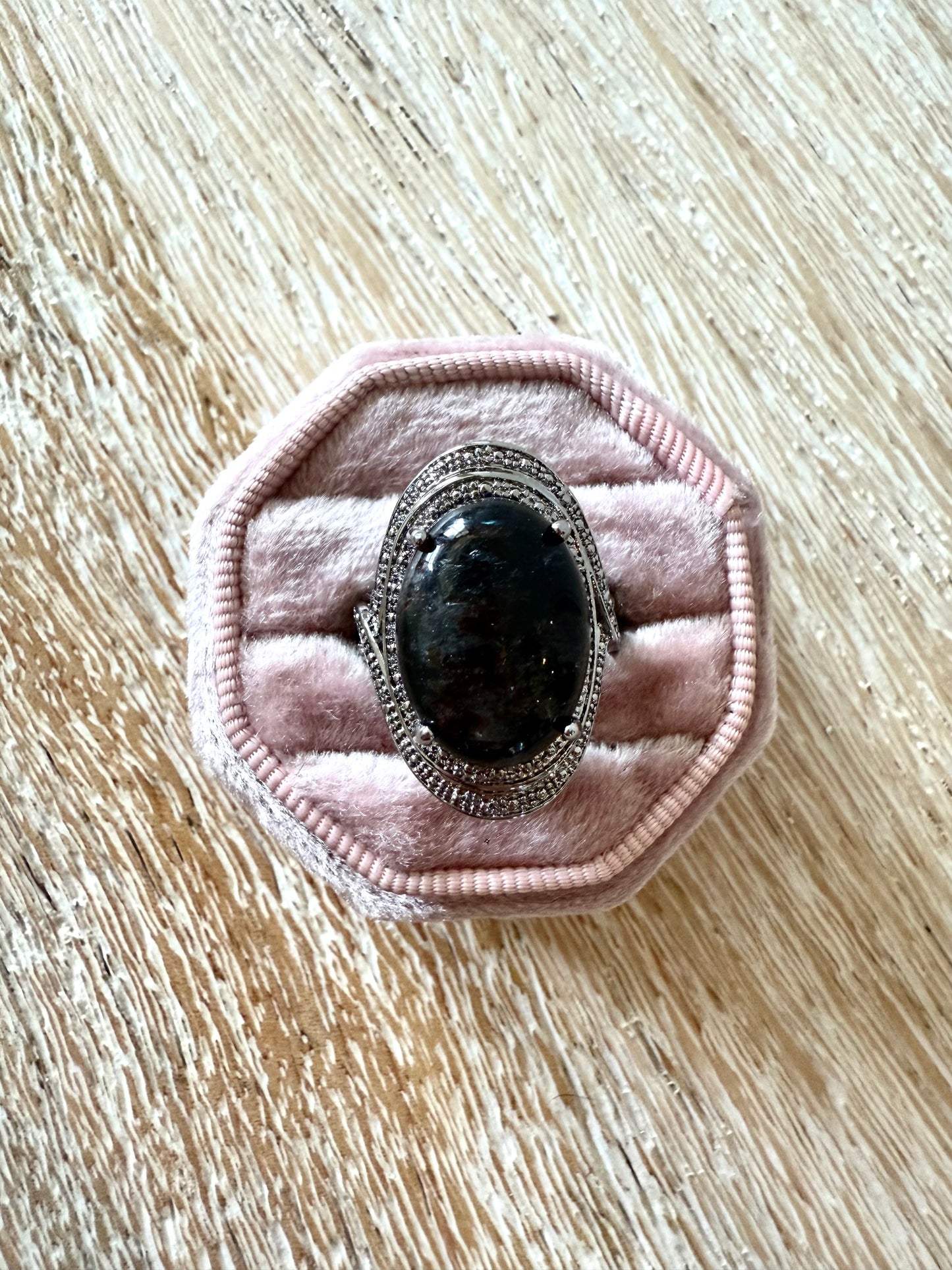 Steel Black Quartz Ring (7)