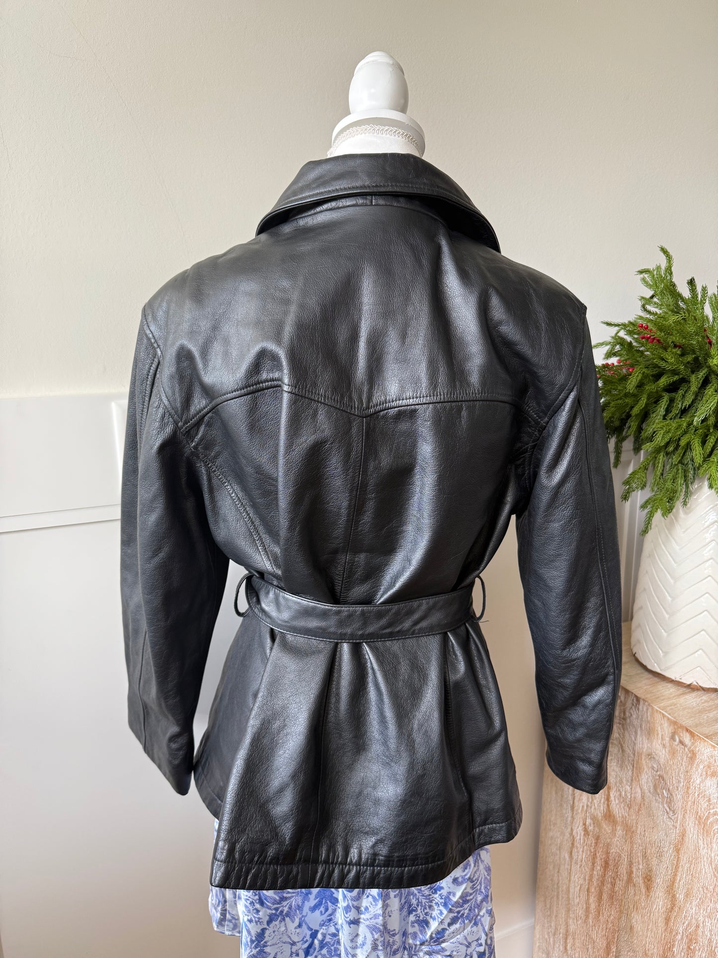 Wilsons Black Leather Jacket