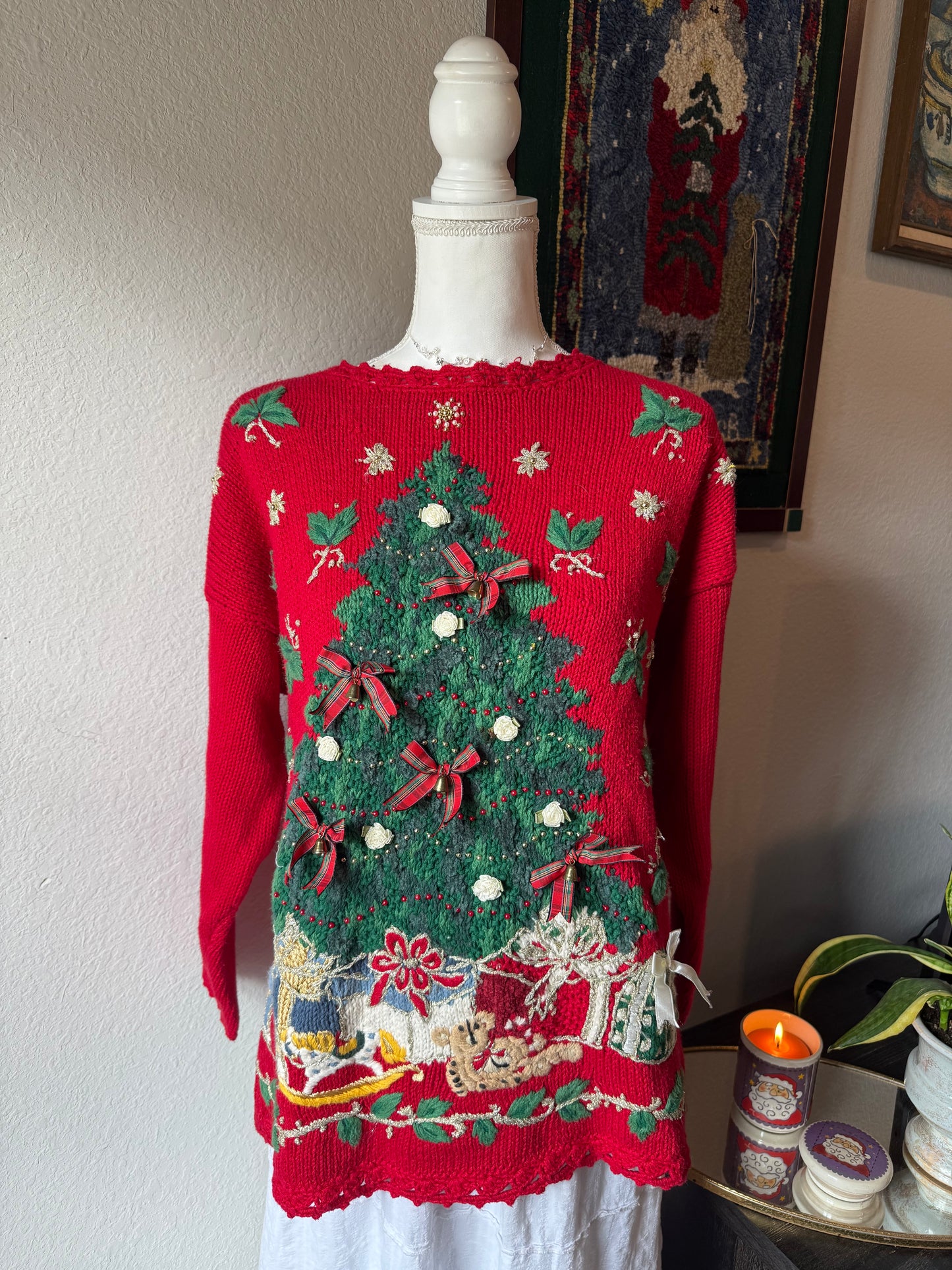 Tiara Christmas Tree Sweater