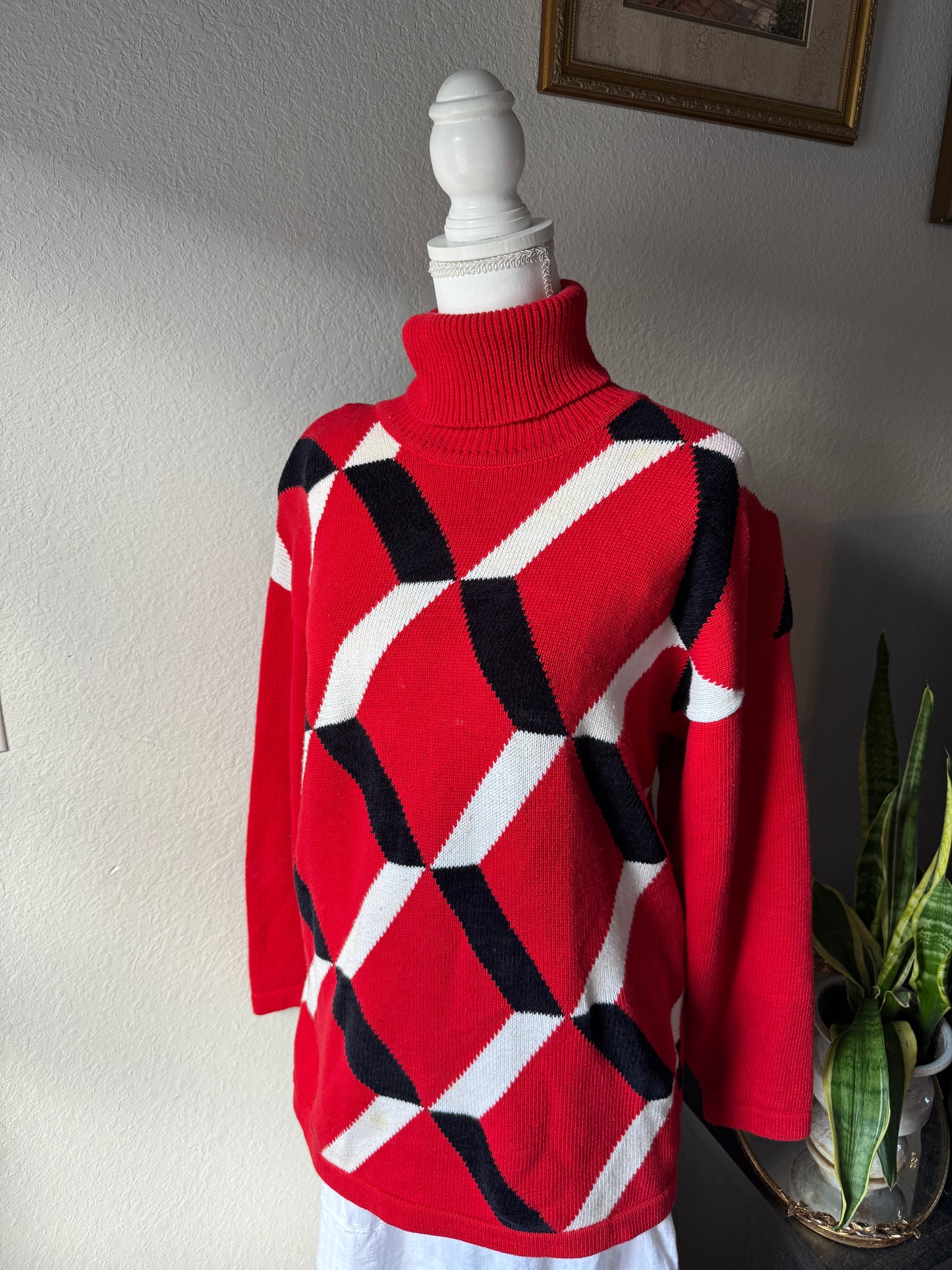 XL - Geometric Sweater