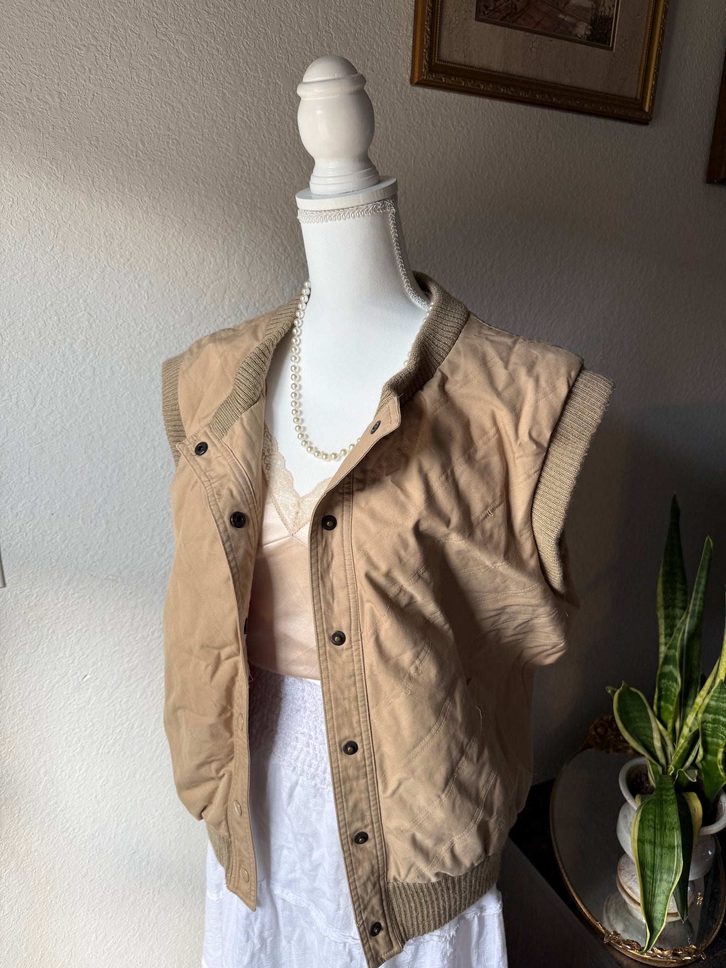 L - Tan Vest