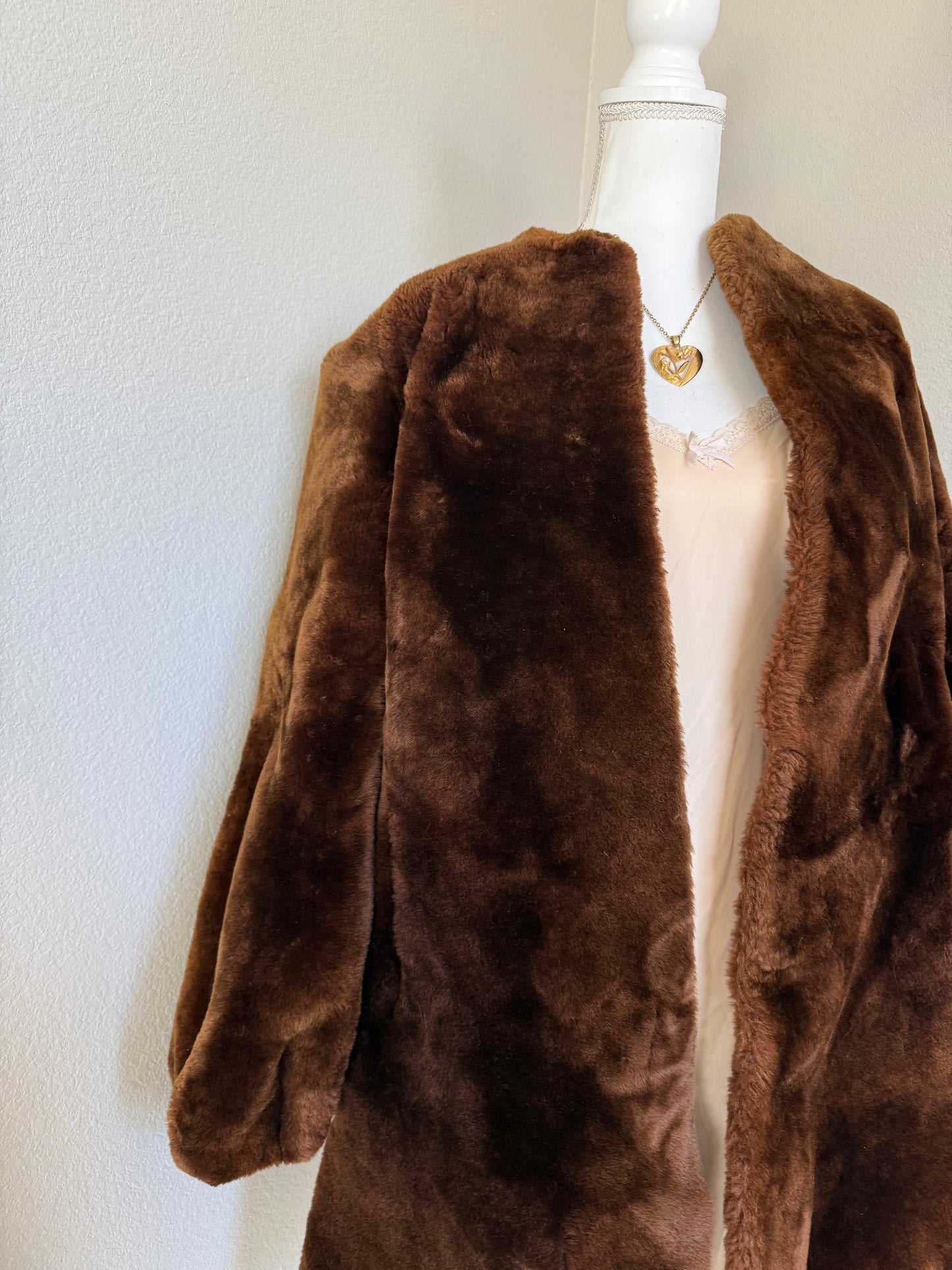 Vintage Mouton Fur Coat