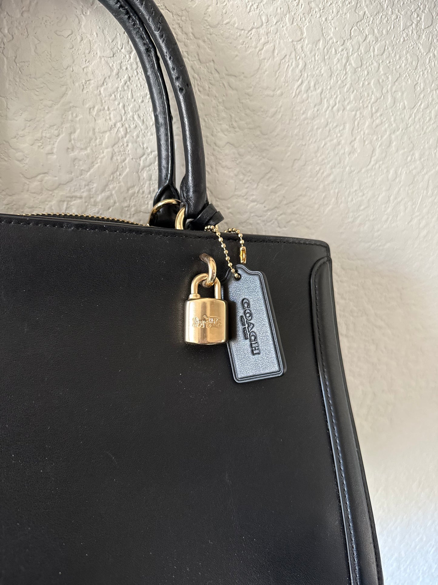 Coach Black Zoe Carryall
