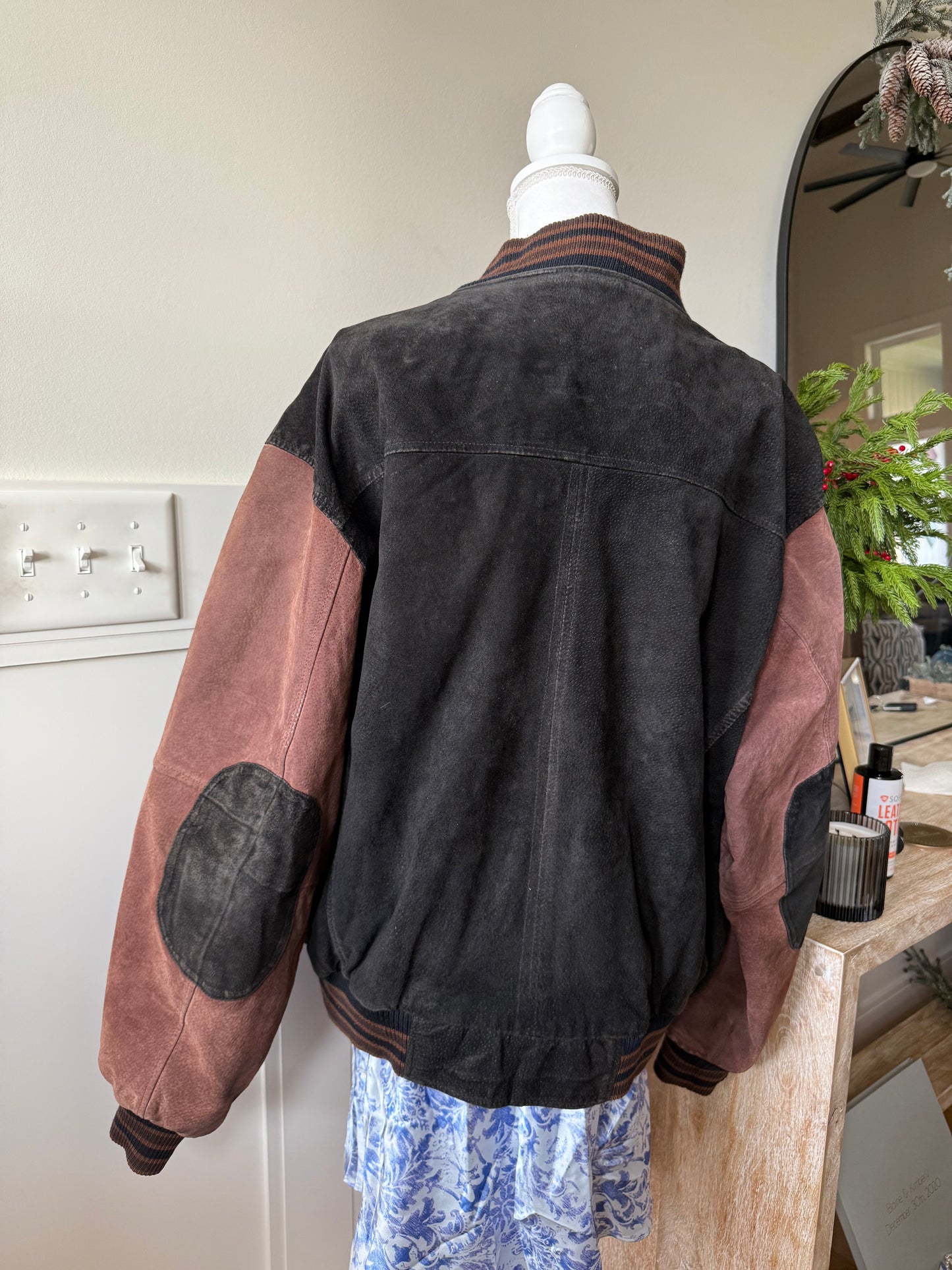 Leather Varsity Jacket