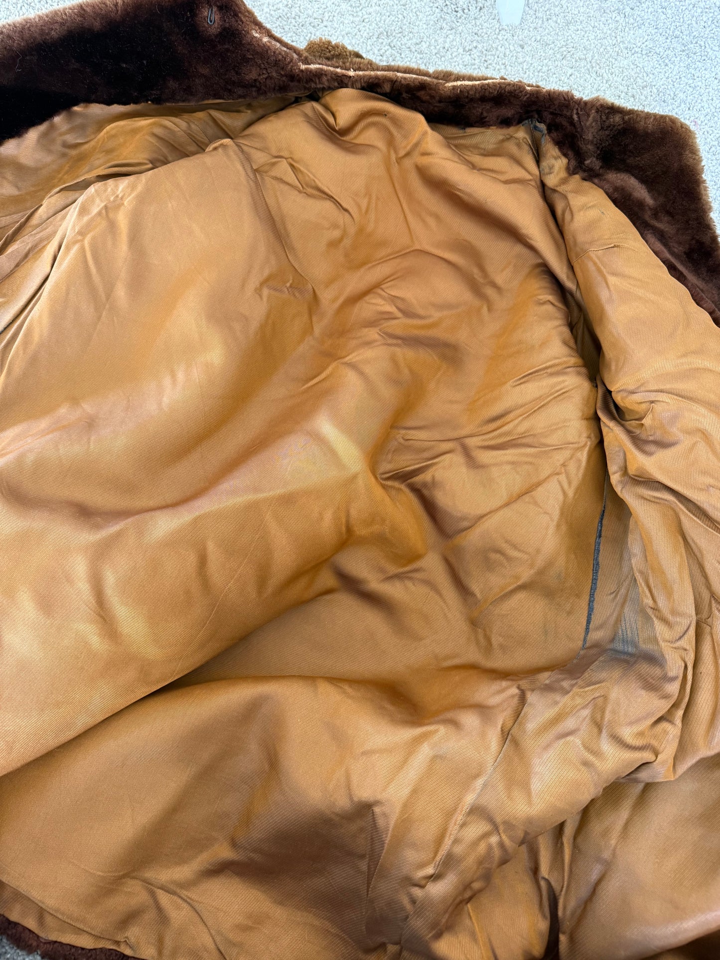 Vintage Mouton Fur Coat