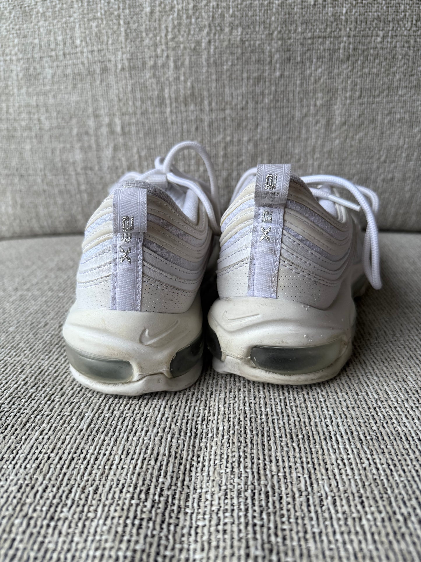 White Metallic Air Max 97