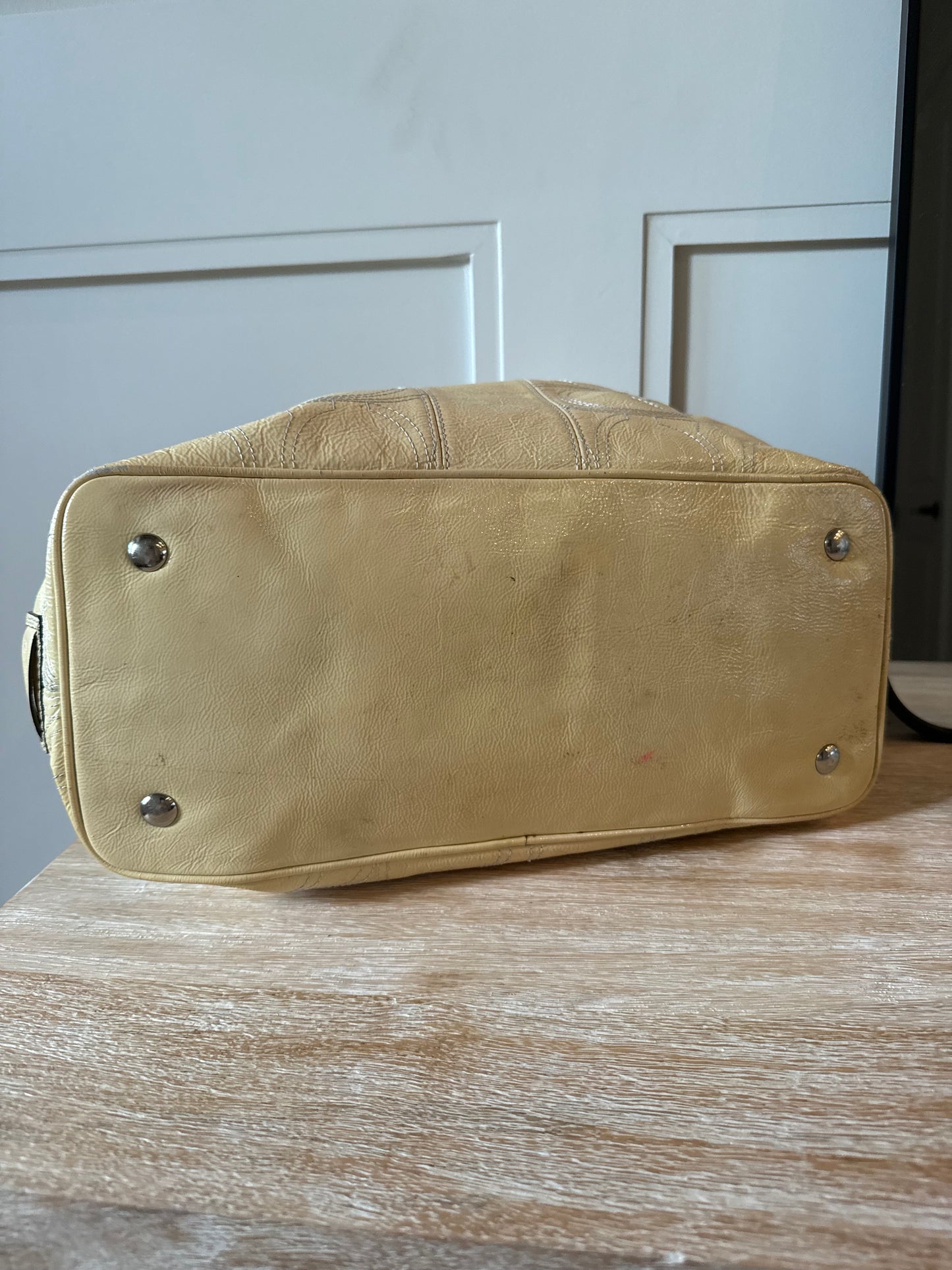 Coach Pastel Yellow Bag