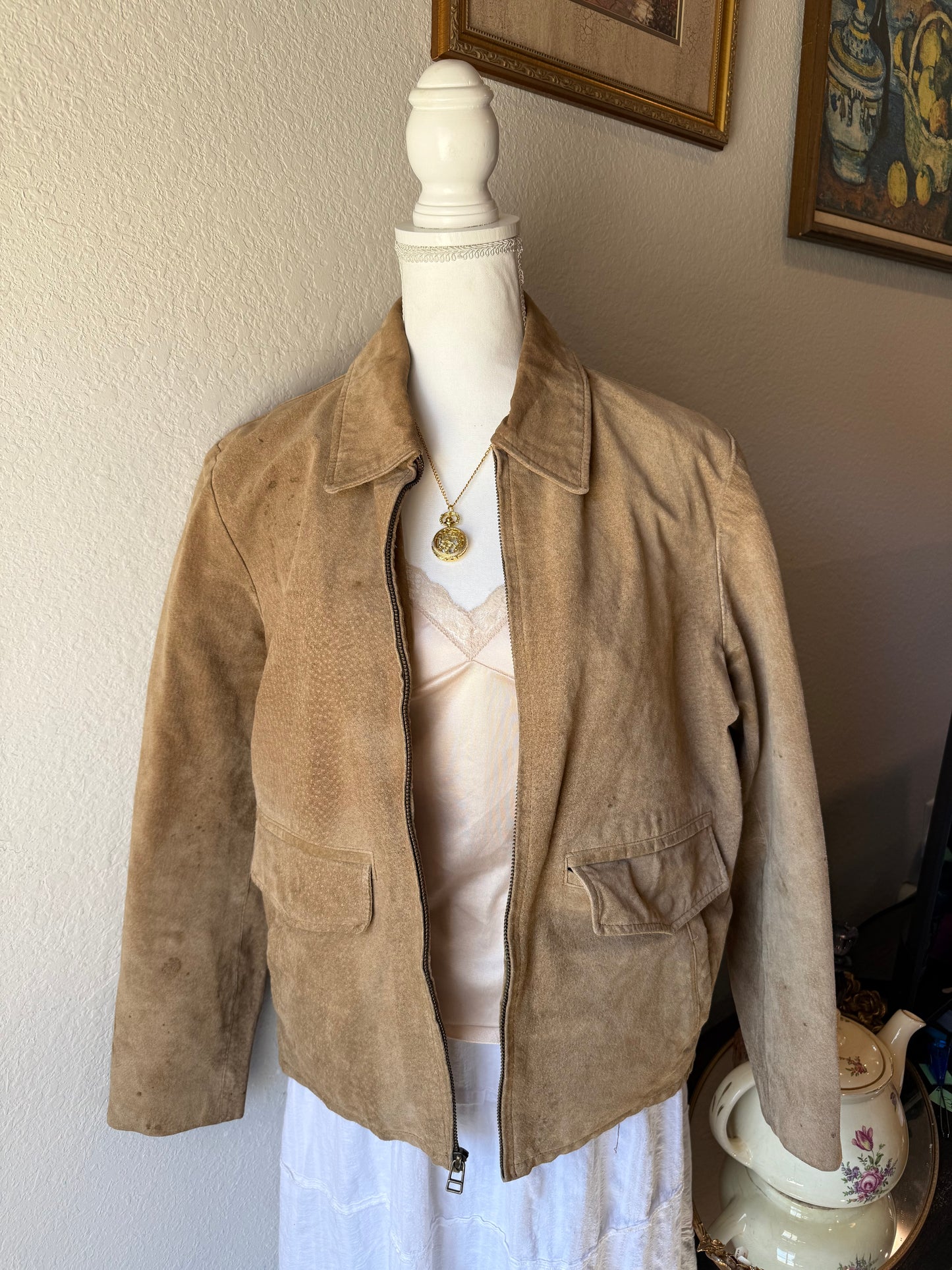 Tan Suede Jacket