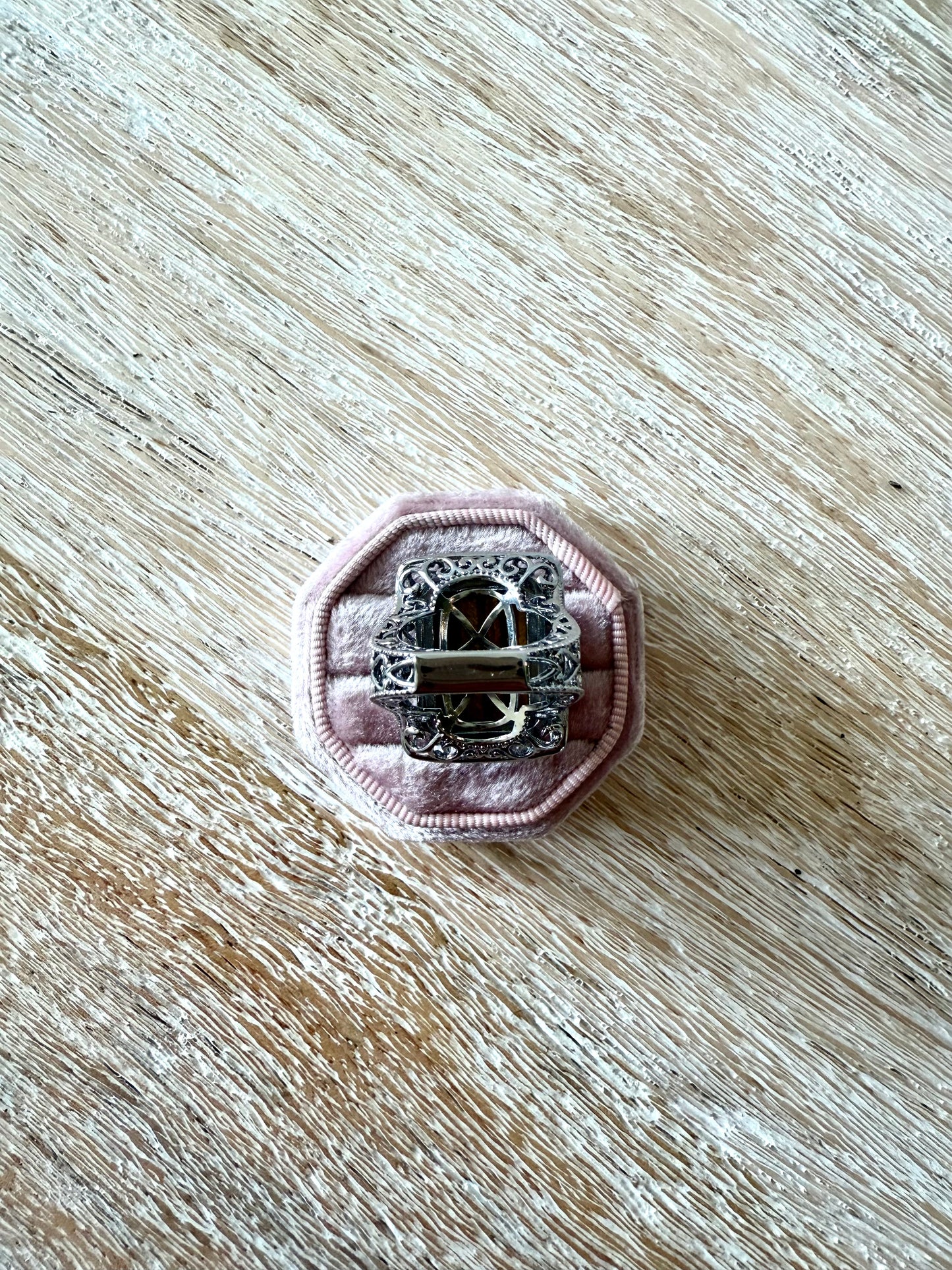 Steel Tiger's Eye Frame Ring (7)