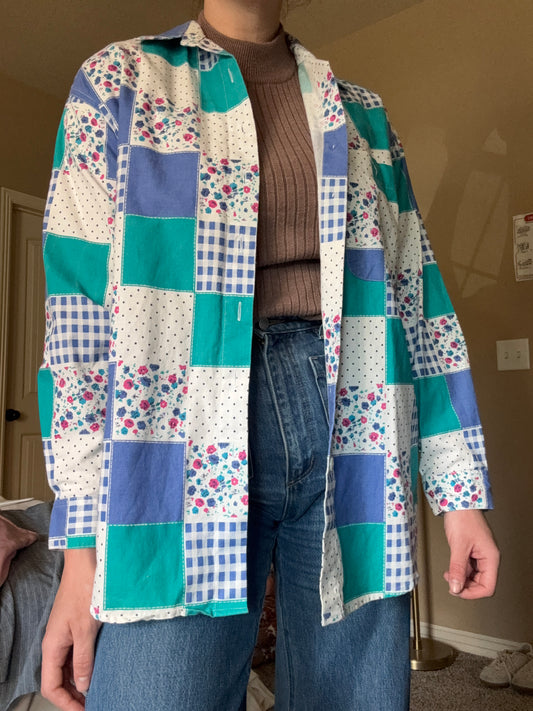 Floral Patchwork Buttonup