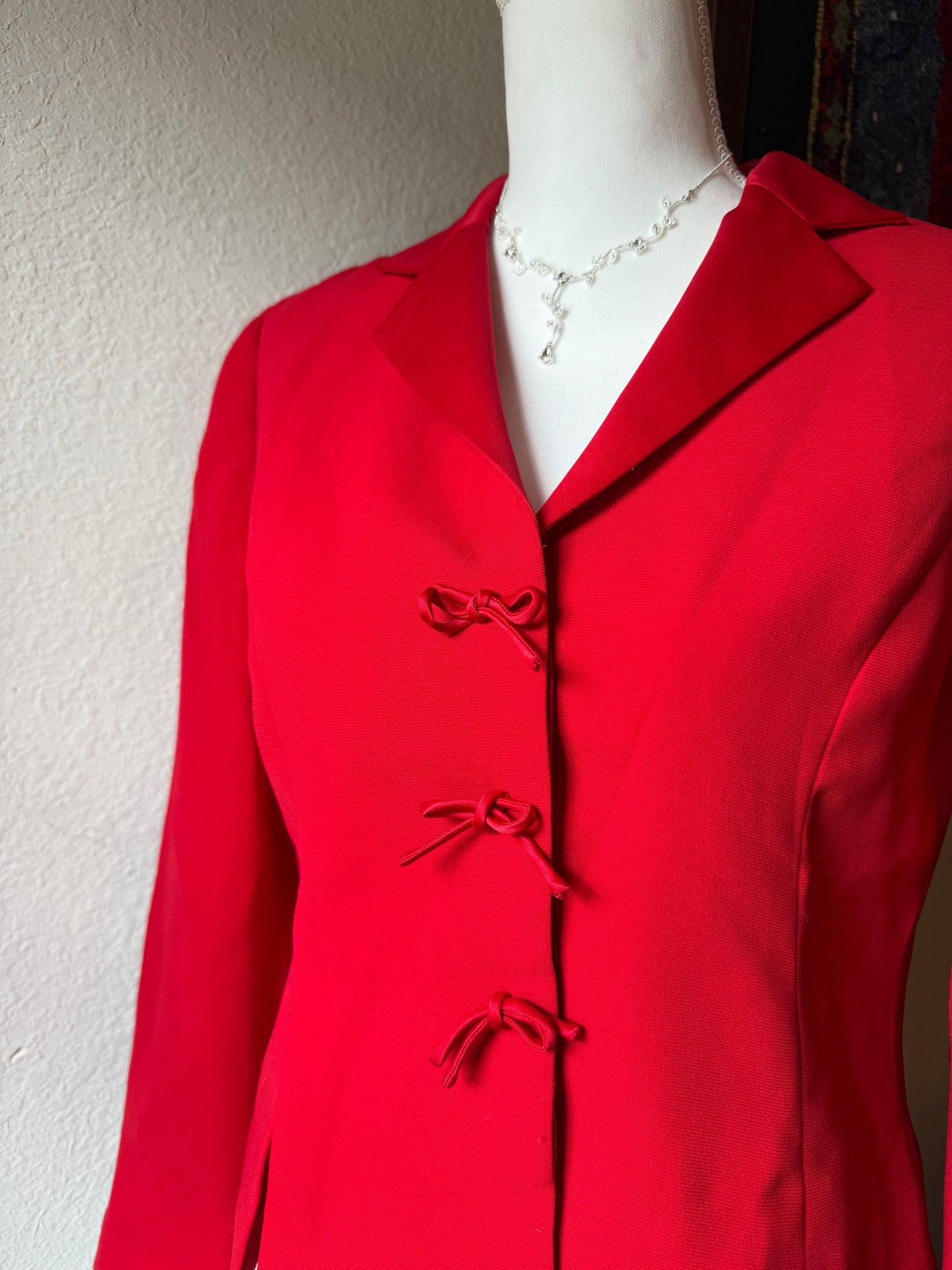 Red Bow Blazer