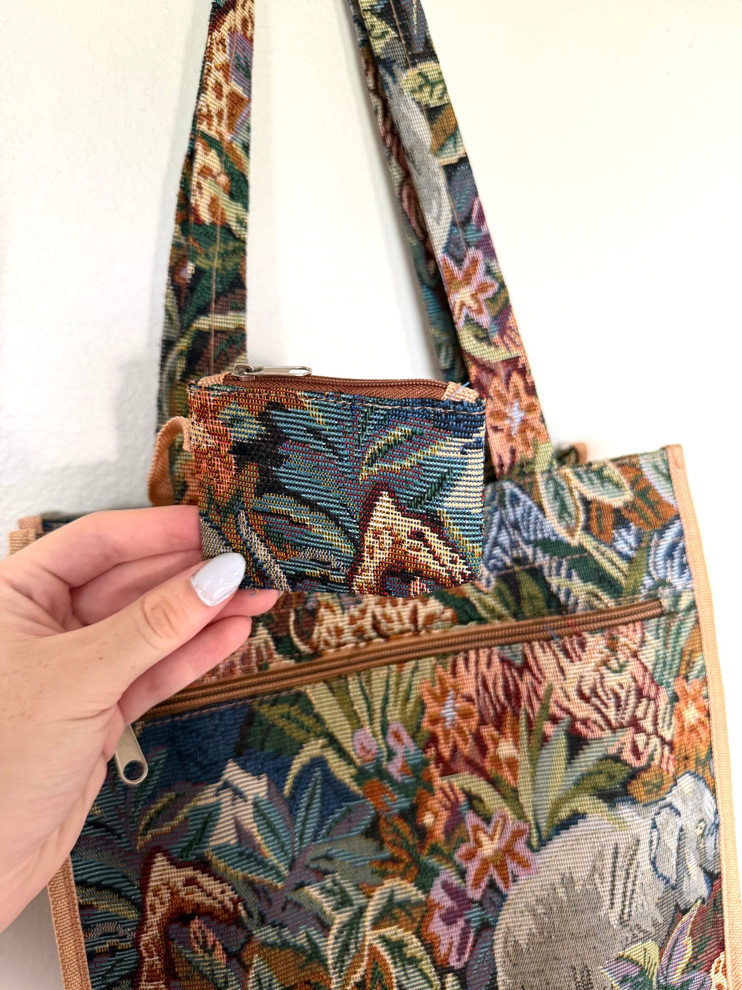 Jungle Tapestry Vintage Tote Bag