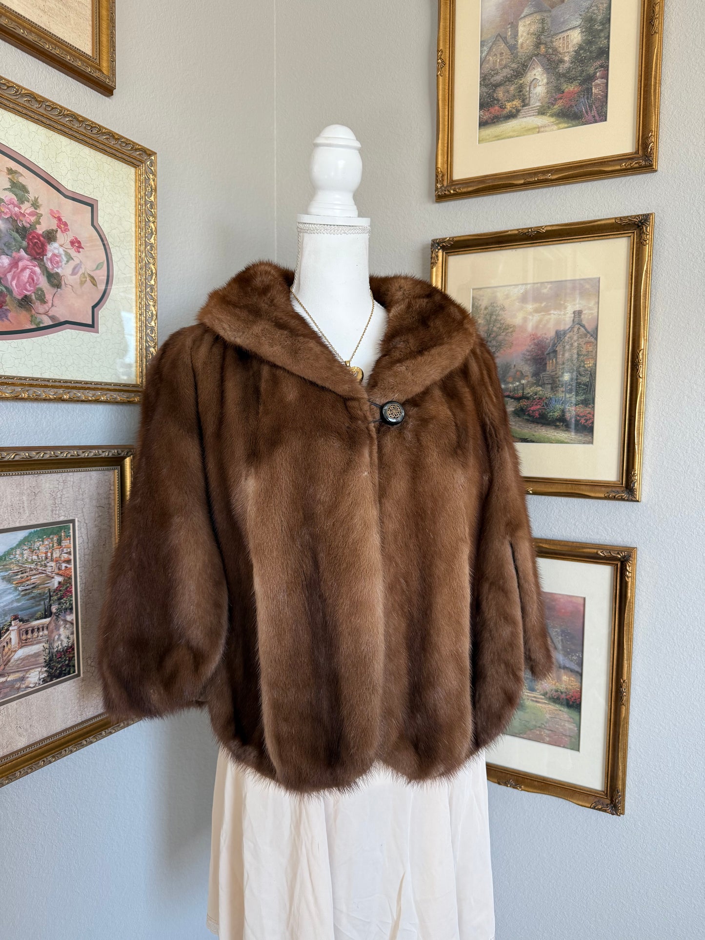 Mink Fur Shawl