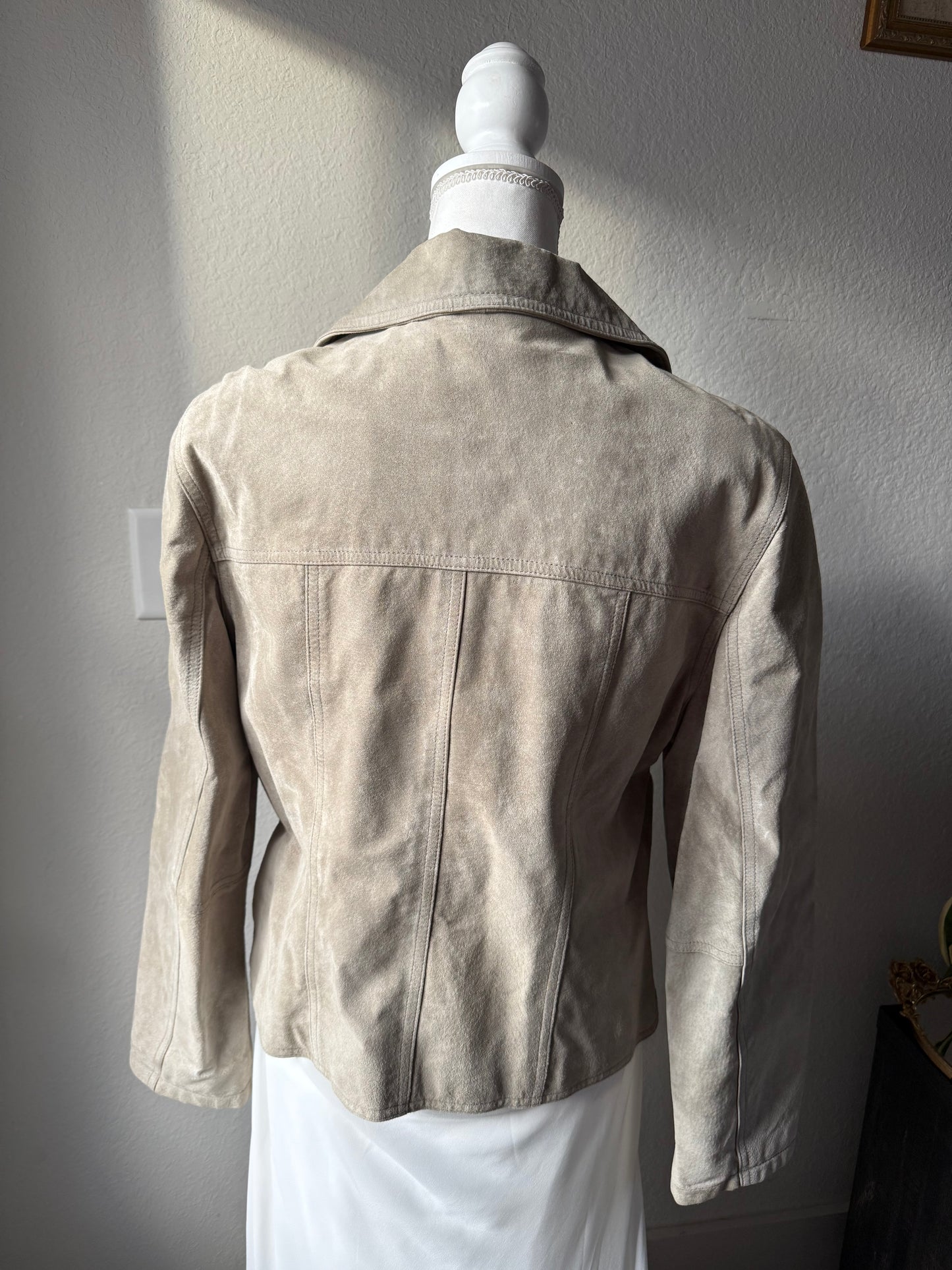 Beige Suede Jacket