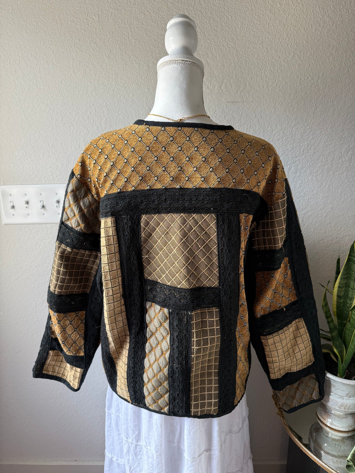 Funky Patchwork Cardigan