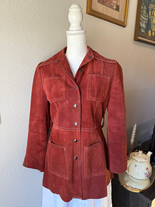 Rust Suede Jacket