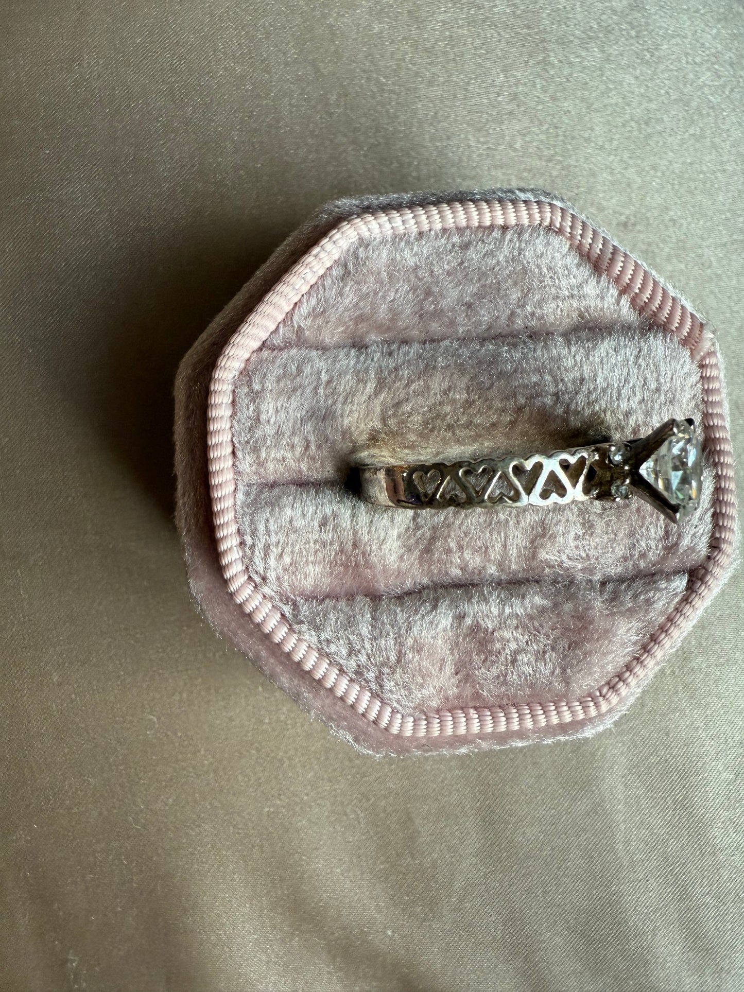 Sterling Heart Solitaire Ring (9)