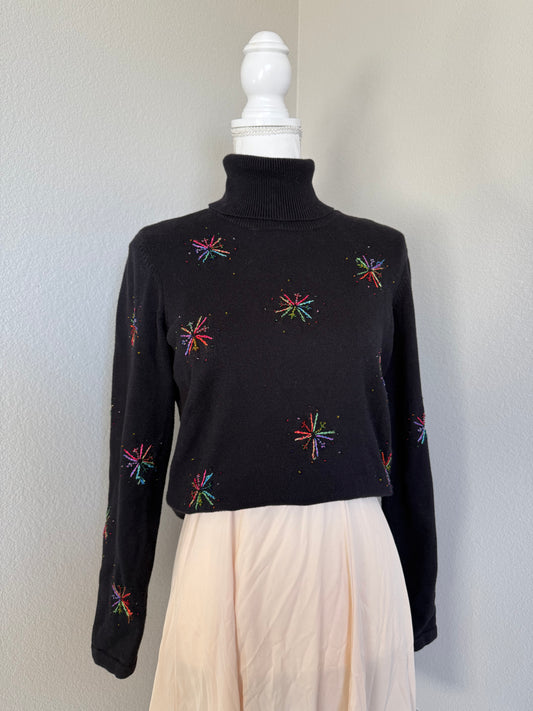 Fireworks Beaded Sweater