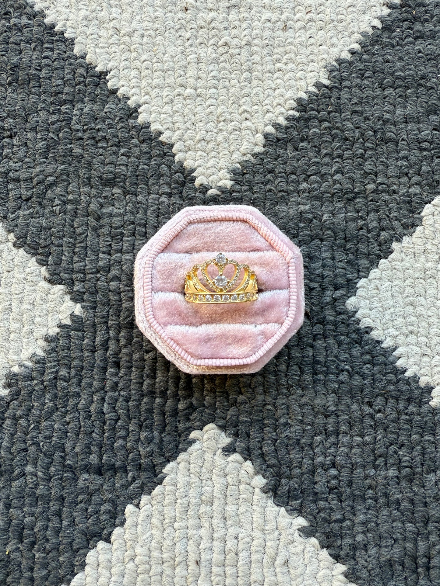 Sterling Gold Crown Ring (7)