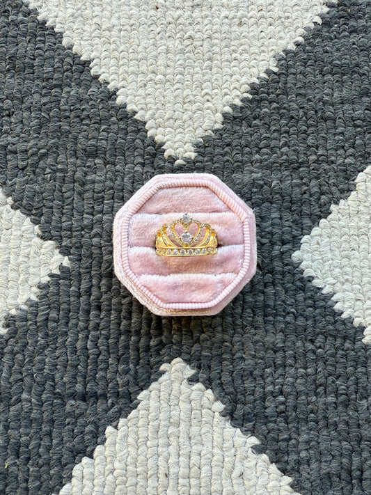 Sterling Gold Crown Ring (7)