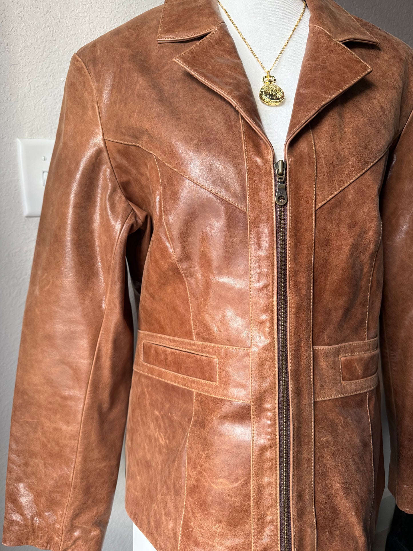 Wilsons Brown Leather Jacket