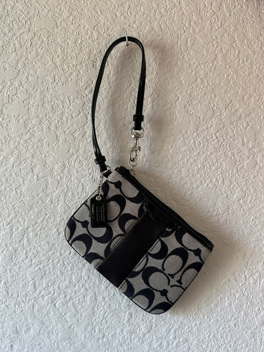 Coach Monogram Wristlet