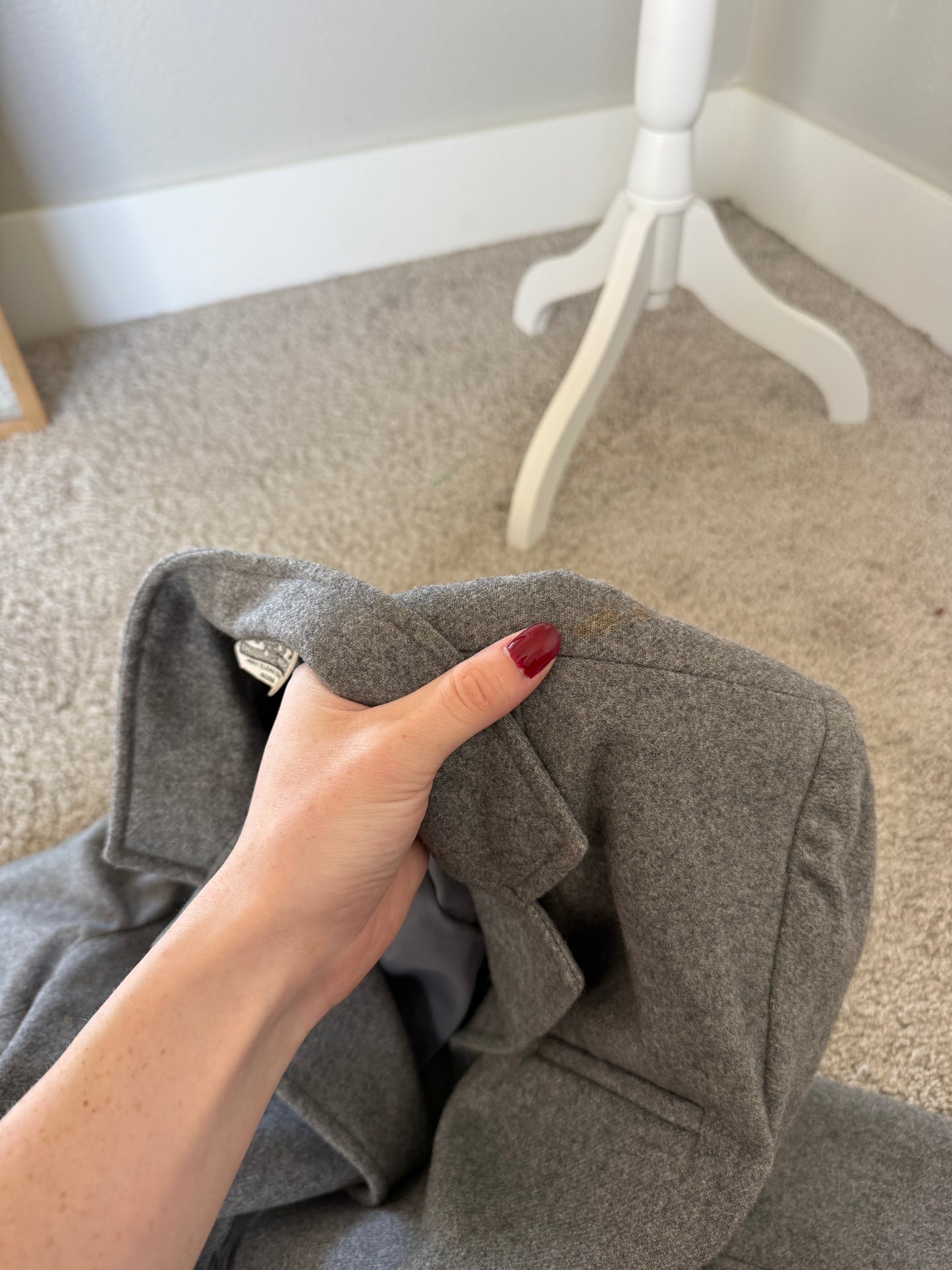 Gray Wool Blazer